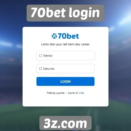 Como acessar sua conta no 70bet login