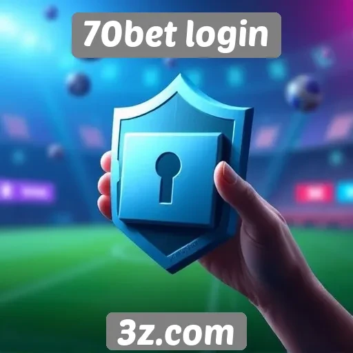 Recursos de segurança disponíveis no 70bet login